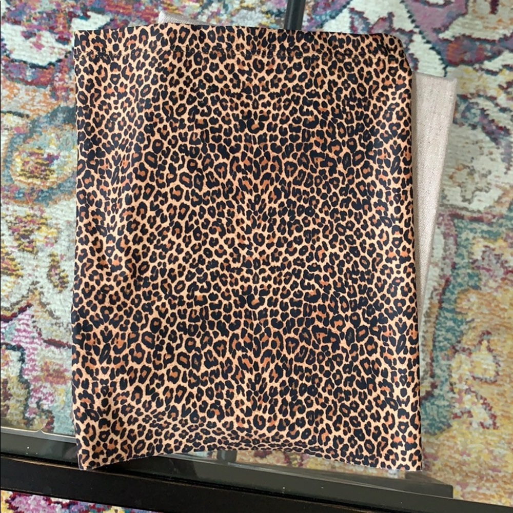 Animal print gaiter